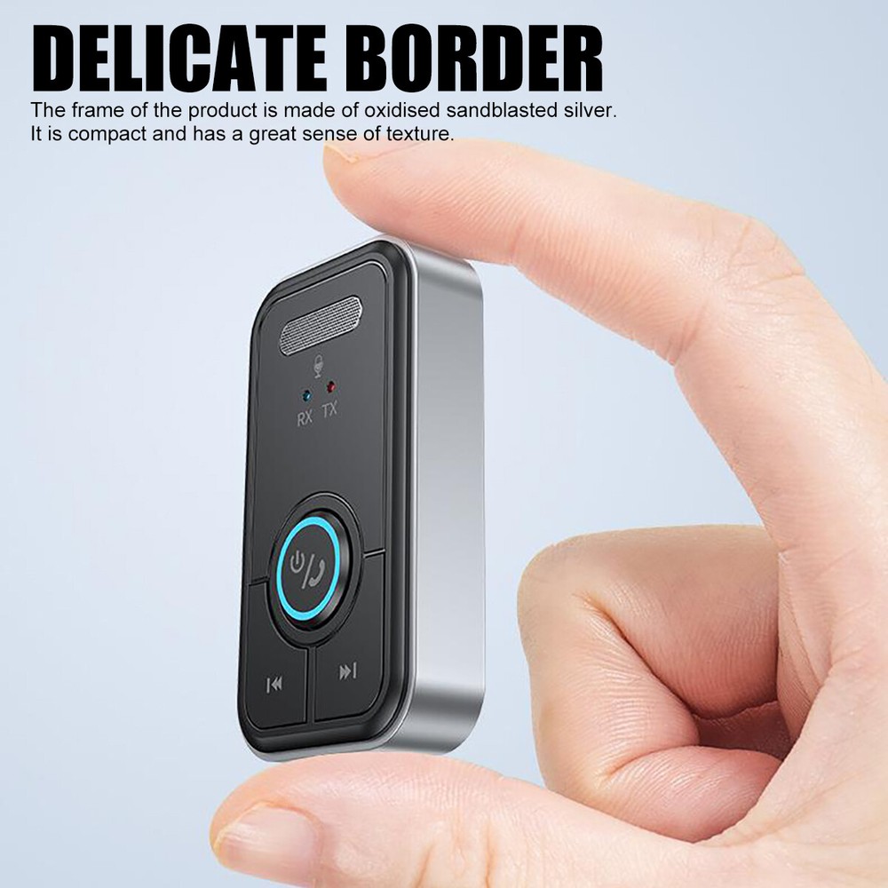 Wireless Bluetooth 5.3 Transmitter Receiver 2-in-1 Adapter Audio 3.5mm Jack Aux
