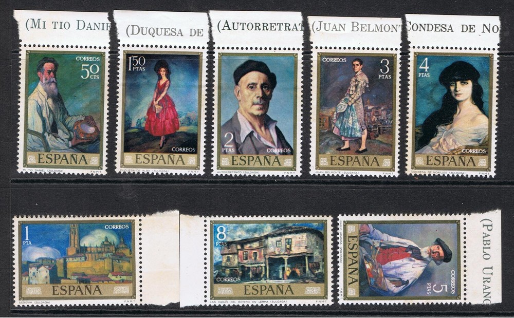SPAIN 1971 ZULOAGA  PAINTINGS
