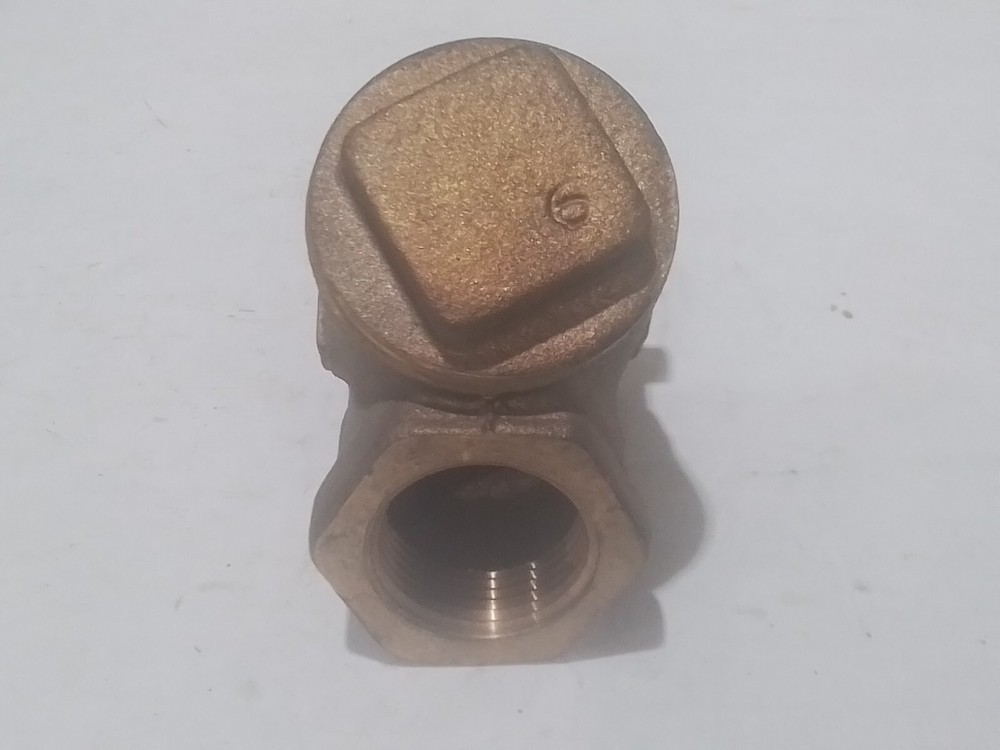 Milwaukee 1" Brass Check Valve Threaded 200S 400W (E4D3)