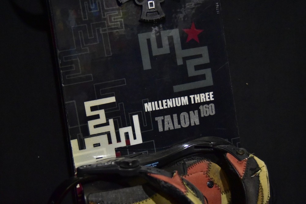 MILLENIUM 3 TALON SNOWBOARD SIZE 160 CM WITH UNION LARGE BINDINGS