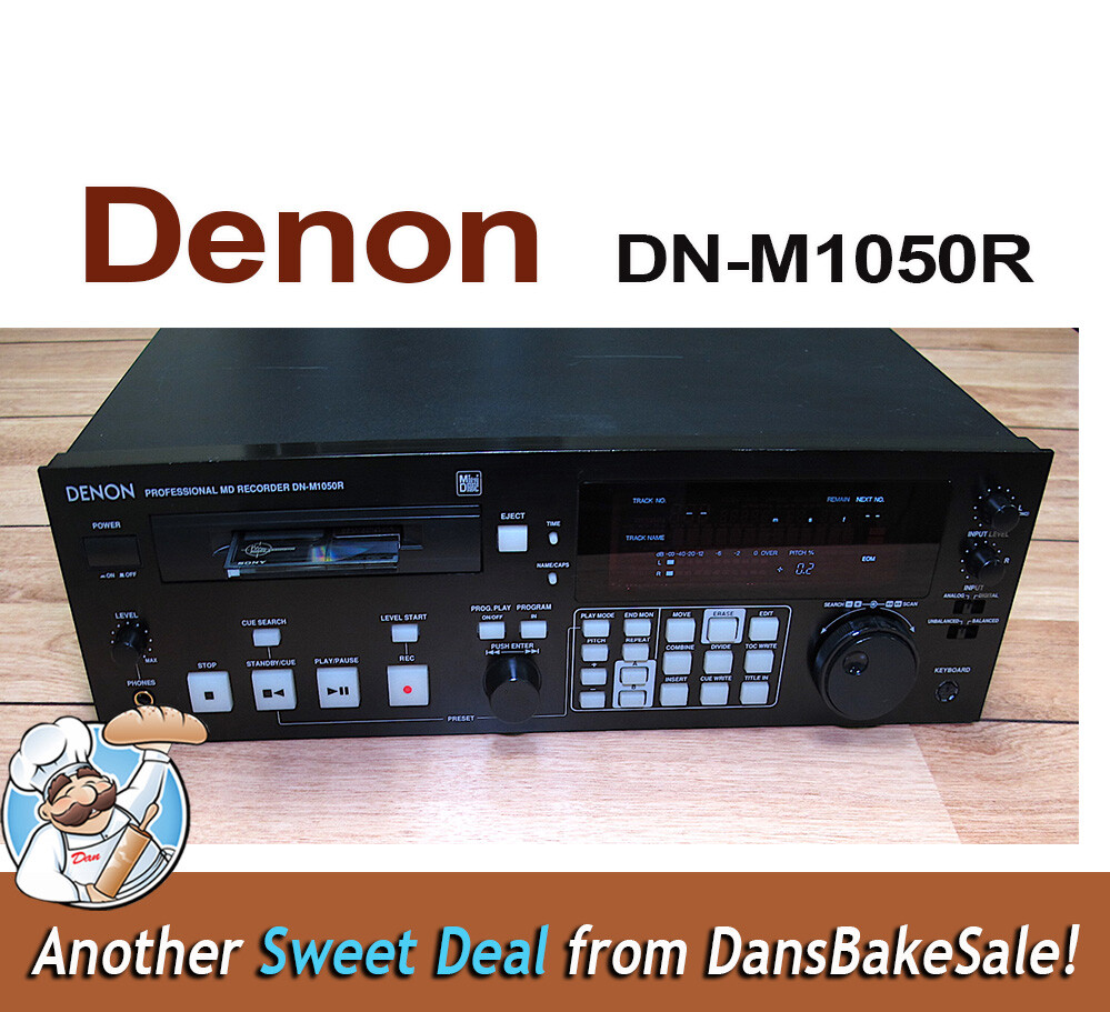 Used Denon DN-M1050R Mini Disc Player/Recorder