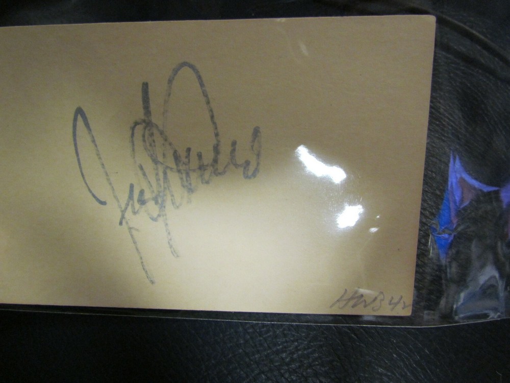 Jennifer Lawrence Signed Postcard Hungry Games