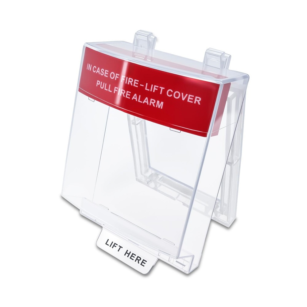 Fire Alarm Cover– Protective Clear Polycarbonate Shield for Wall Fire...