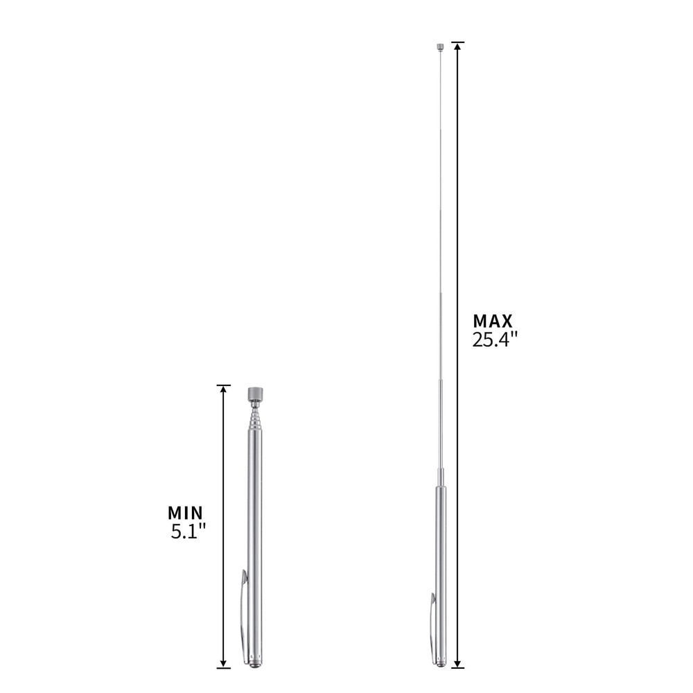 Telescoping Magnetic Pickup Tool, Stick Rod Extendable multi-tool Gift