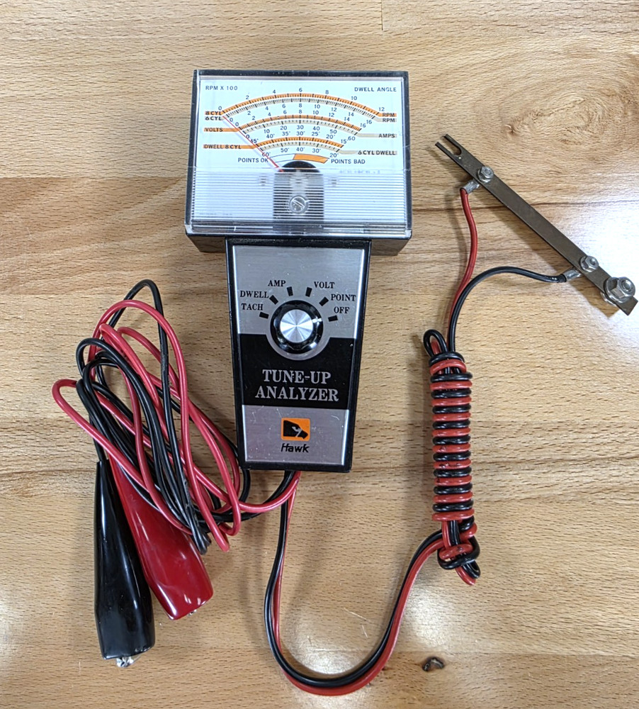 Vintage Hanson Hawk 743 Hand Held Tune-up Analyzer