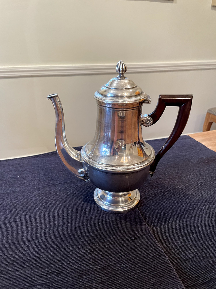 French Antique Silver Coffee and Tea Set