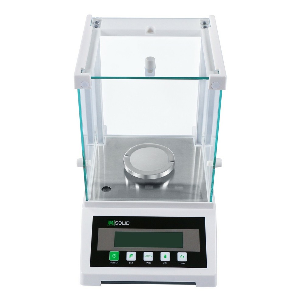 U.S. Solid Analytical Balance 120 x 0.0001 g 0.1mg Electronic Precision Scale