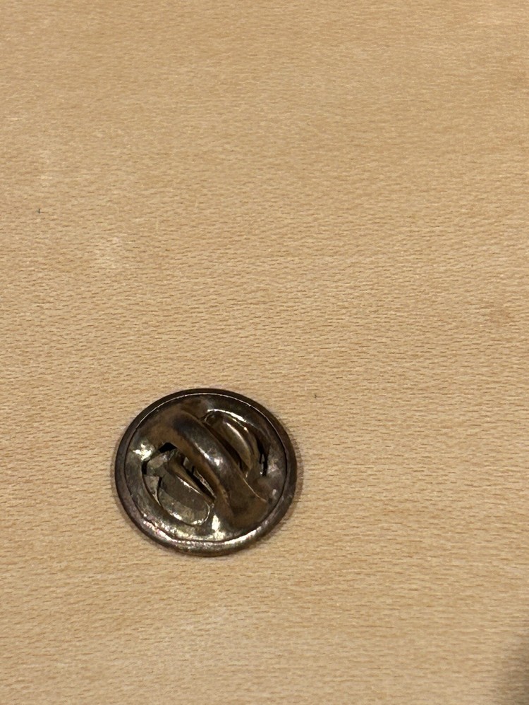 Red Cross Volunteer Lapel Pin 9/16" diameter with Clasp