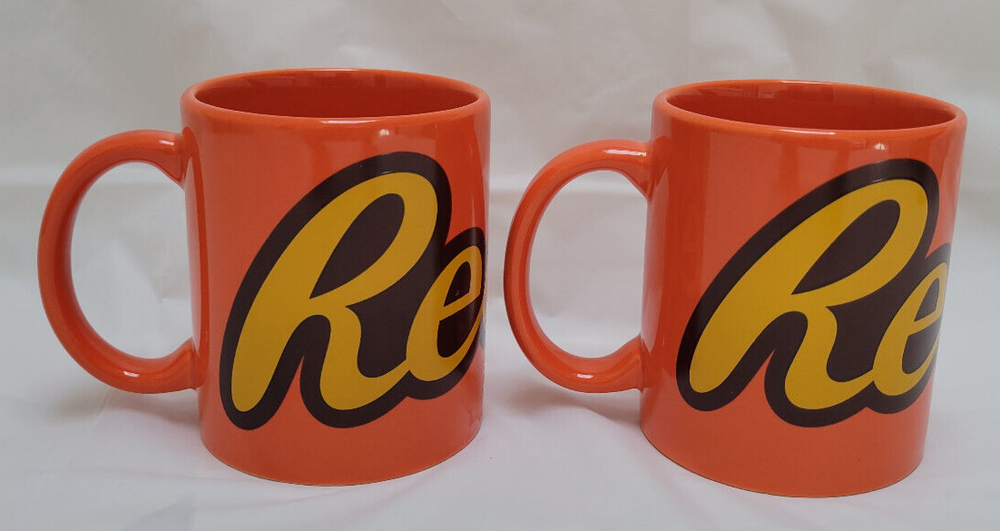 2 Reese's Coffee Tea Hot Chocolate Mugs - Cups Regular Size