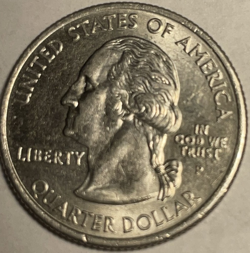 2004 P Wisconsin Statehood quarter circulated