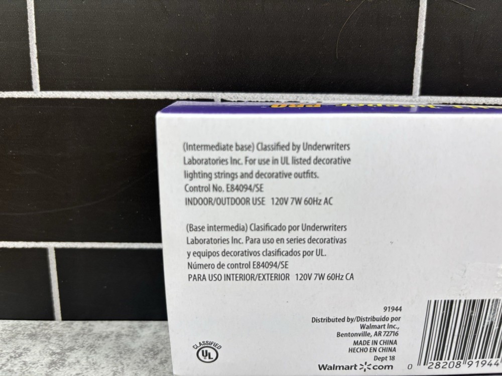 Pack of 4 Blue C9 Holiday Replacement Bulbs