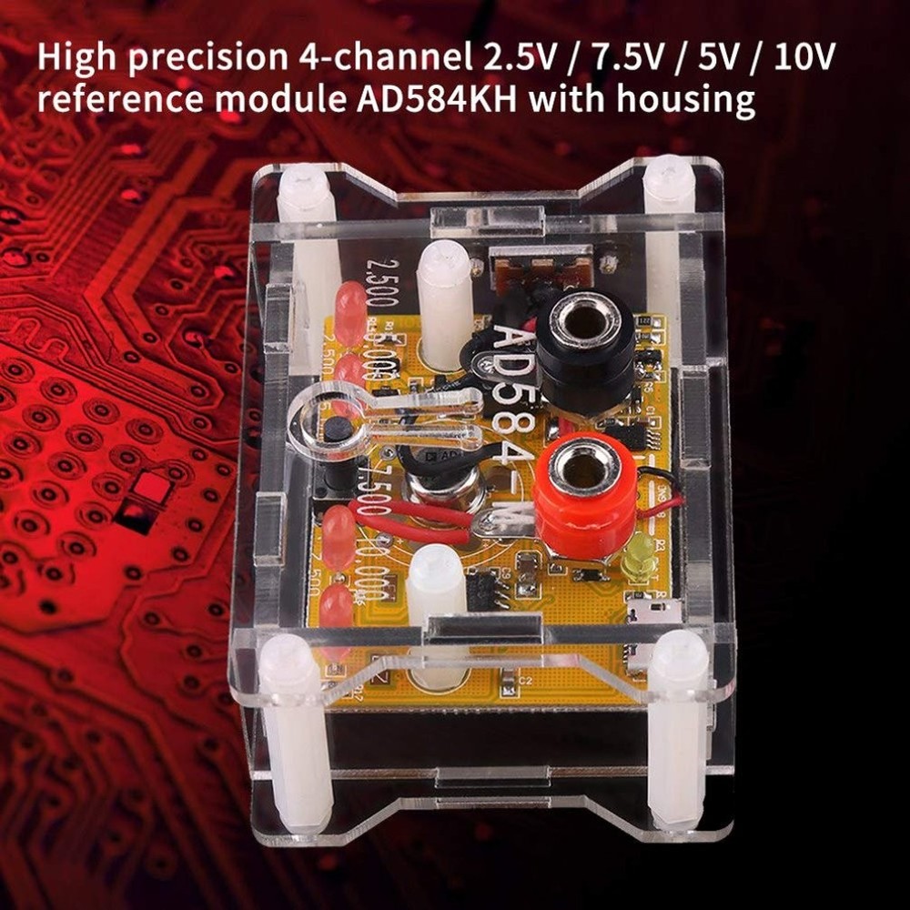 Voltage Reference Module with Transparent Housing High Precision Professional
