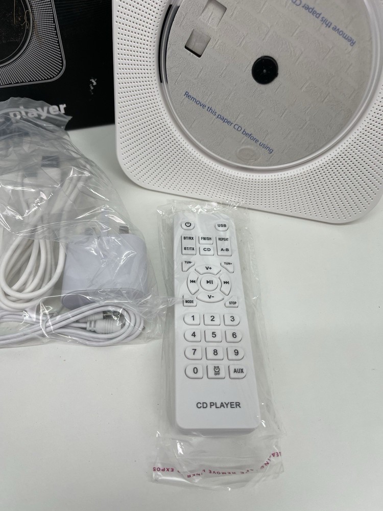 KOVCDVI CD Player for Home Desktop CD Player with Speakers