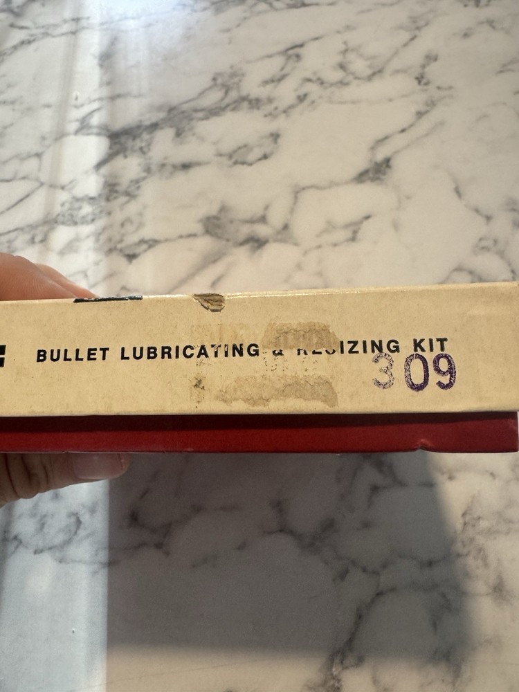 Lee Bullet Sizing & Pan Lube Kit In Box Lee Loader Reloading Casting .309 30-30