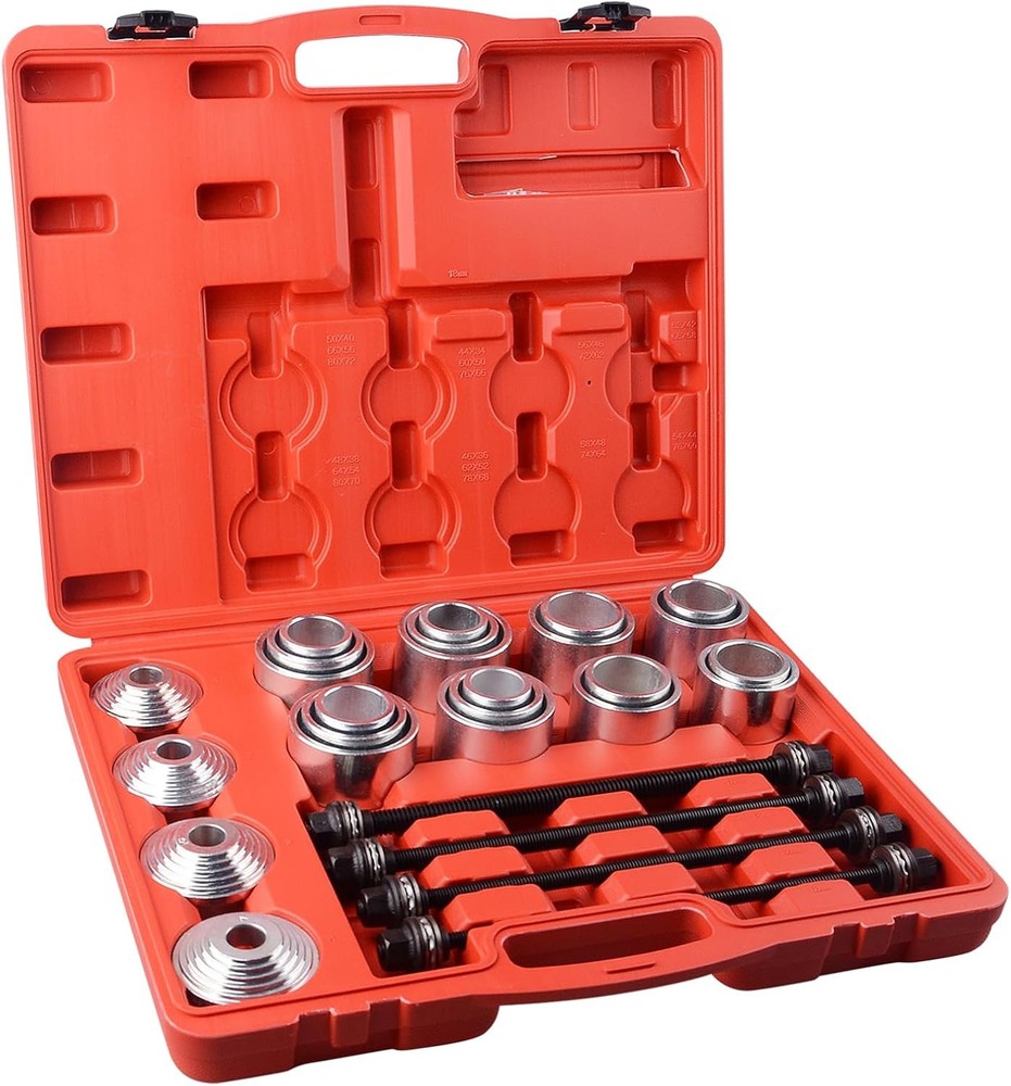 Pull and Press Sleeve Kit with 28 Pcs Universal Remove Bushes Bushing Bearings S