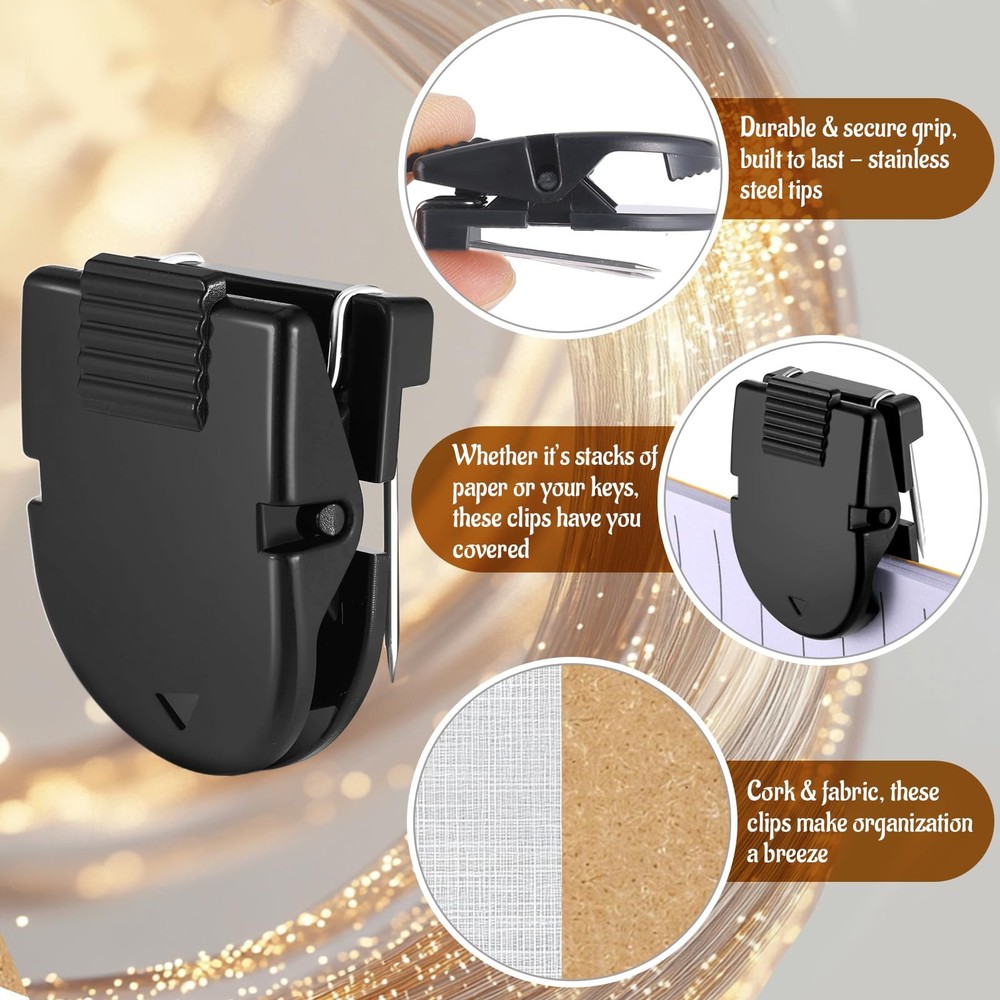 50 Pcs Fabric Panel Cubicle Clips Office Wall Clips Cubicle Partition Panel H...