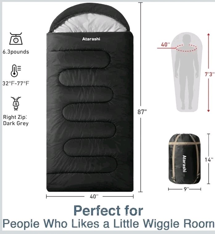Atarashi Sleeping Bag (Used Only Once)