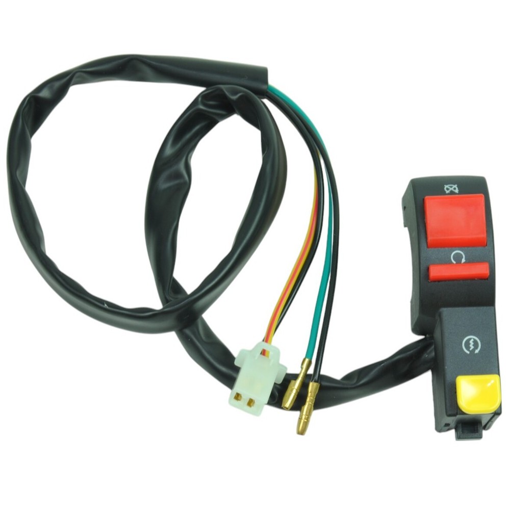 Handlebar Start Kill Switch - ATV Dirtbike with 7/8" Handlebar