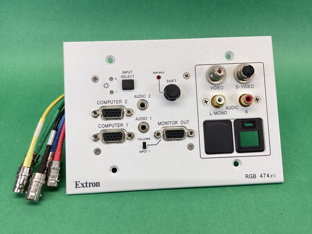 EXTRON RGB 474xi Two Input Architectural Interface TESTED