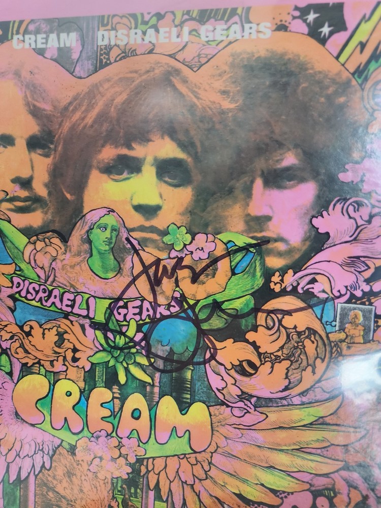 Jack Bruce AUTOGRAPHED Disraeli Gears