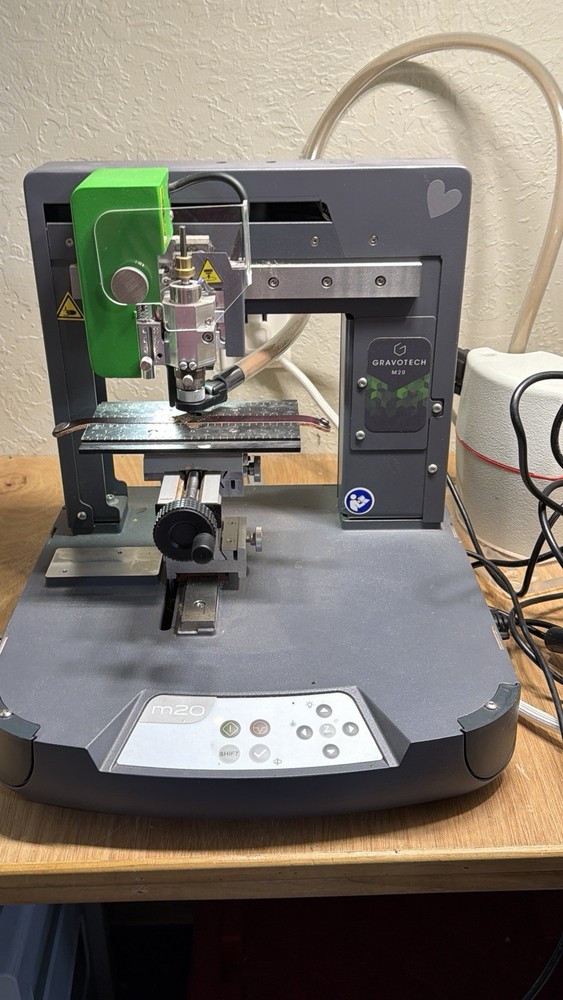 Gravograph / Gravotech M20 Desktop Rotary Engraving Machine w/ Software