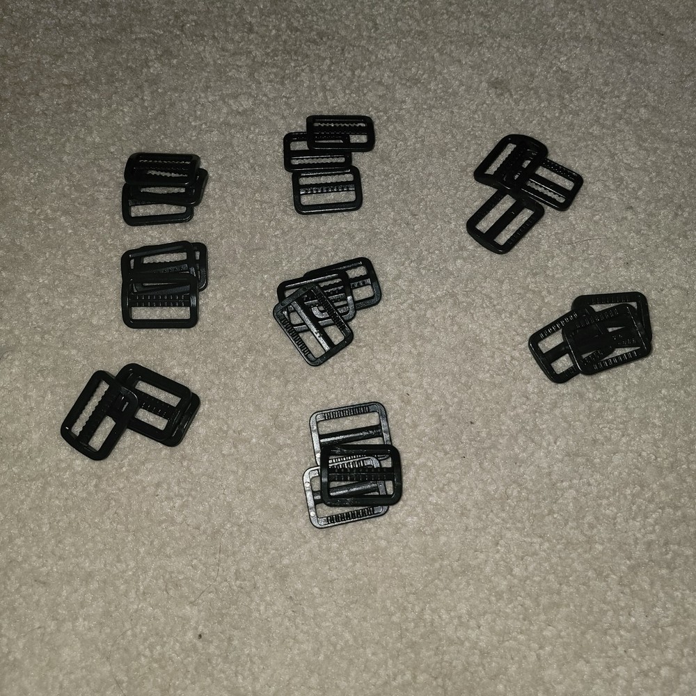 85 Pc Lot ~ Buckles, Sliders, Clips, Swivel Spring Hooks, Webbing Snap Hooks