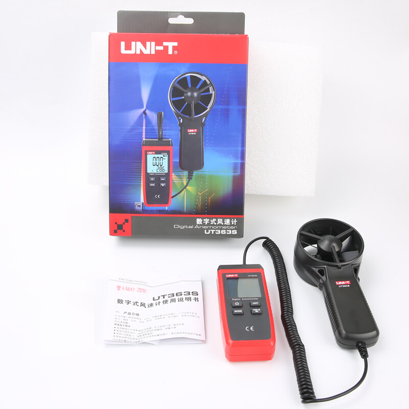 UNI-T UT363S Split Digital Anemometer Thermometer Wind Speed Temperature Tester