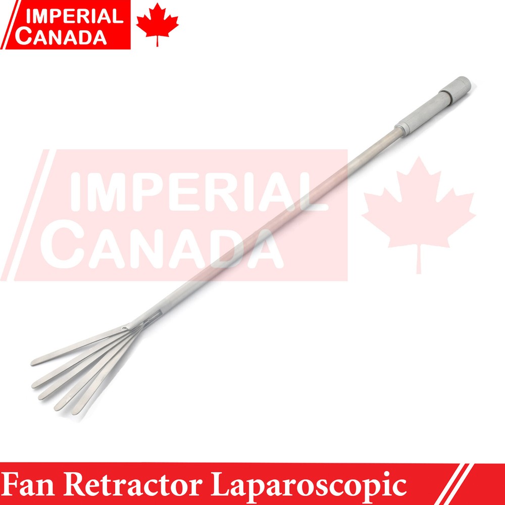 Laparoscopic instruments 5 Fan Fixed Retractor /Adjustable Retractor 10X350mm