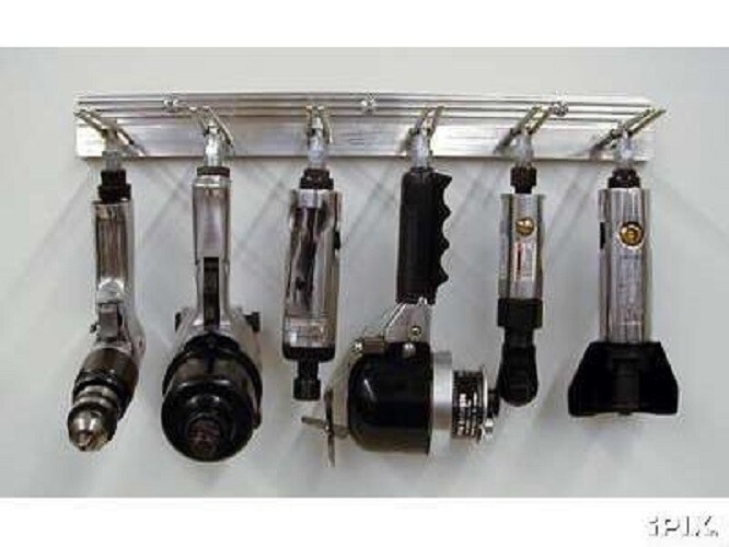 Pneumatic Air Tool Holder - PATH 6 - Holds 6 Air Tools -