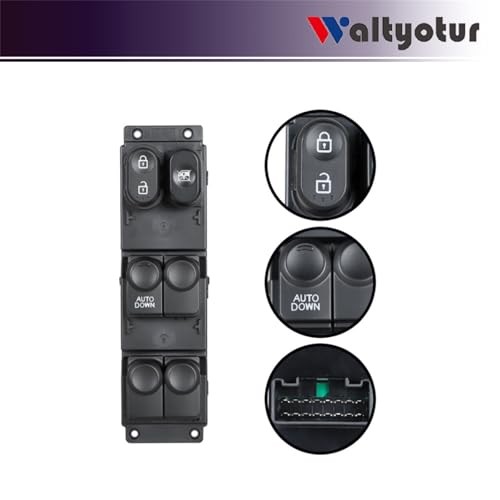 Master Driver Side Door Lock Power Window Switch Assembly Replacement for 2012