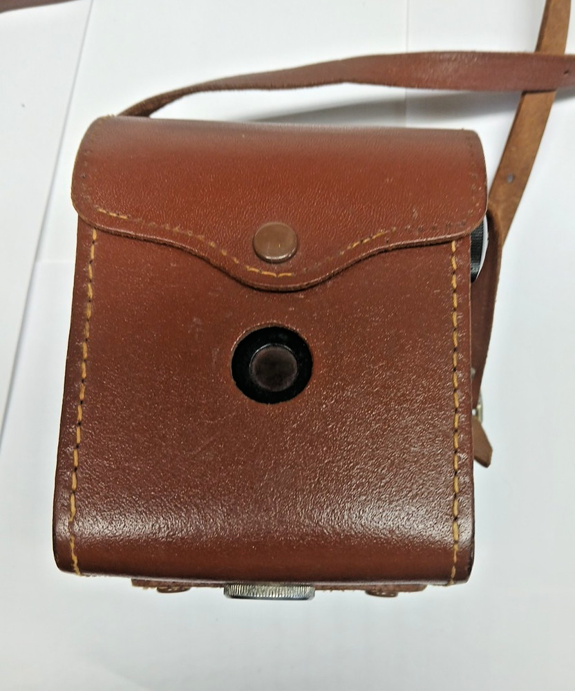 Vintage Argus 40 Camera With Original Leather Case Untested