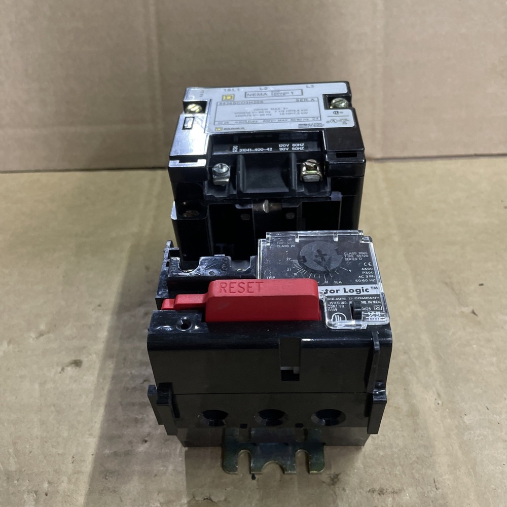 Square D 8536SCO3H20S Size 1 SEE PICS