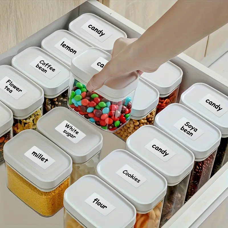 Silver Price Tags Self Adhesive Writable Label Stickers Multi Use 160 Pcs