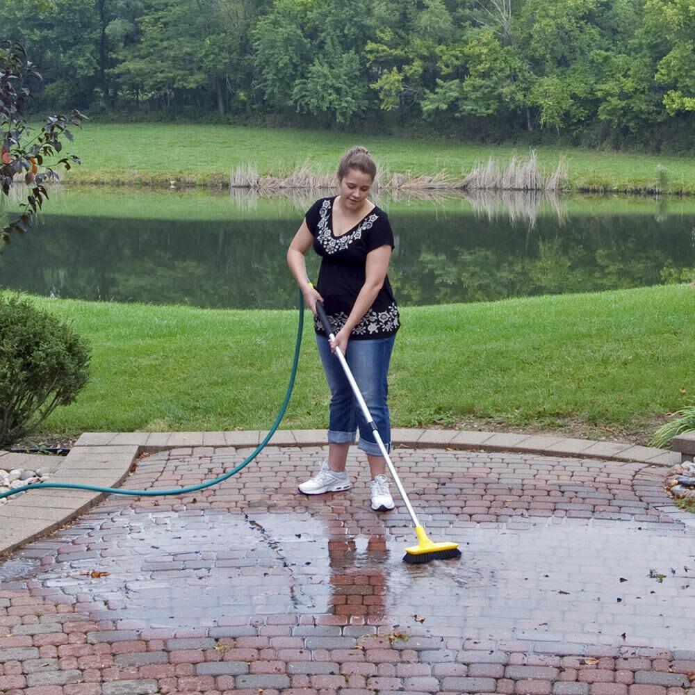 Mr Longarm Telewash Deck Scrub Brush And Flow-Thru Pole