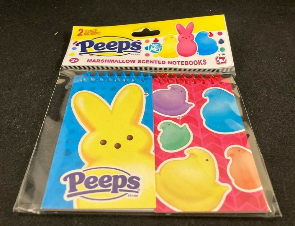 Peeps - Marshmallow Scented Notebooks - 2 Set - Mini Notebook Set