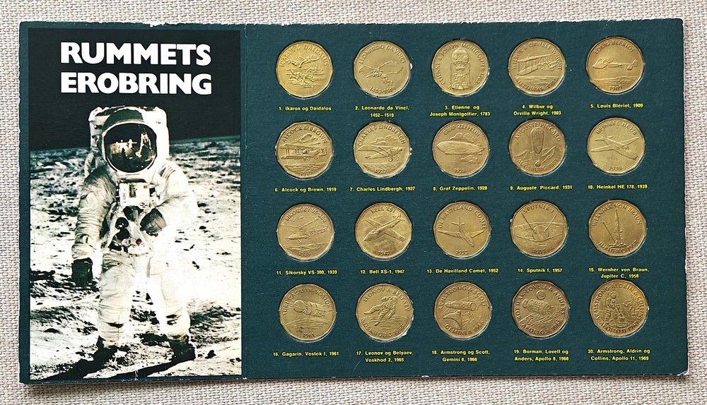 Shell - Complete Set "Space Conquest" In Original Folder - 1969 - Denmark