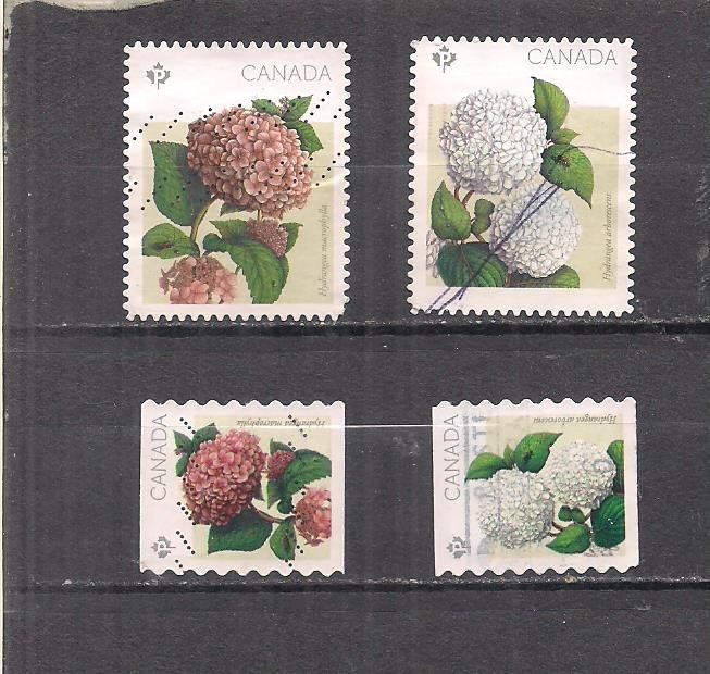Canada #2897-2900  used Flowers