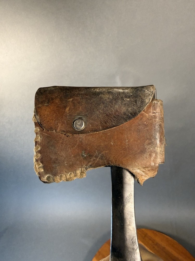 NICE VINTAGE ESTWING CAMP HATCHET w/LEATHER SHEATH