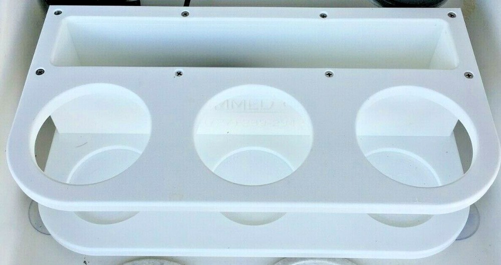 Boat Marine Cup Holder Cupholder & Storage Box White Starboard