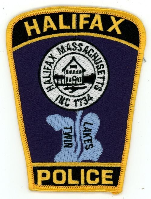 MASSACHUSETTS MA HALIFAX POLICE NICE  SHOULDER PATCH SHERIFF