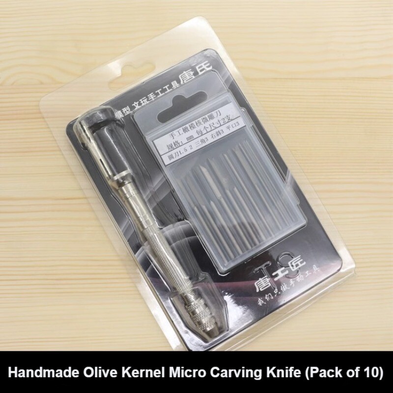 10PCS Wood Carving Chisel Tools Blade Micro Head Handmade Hand Set