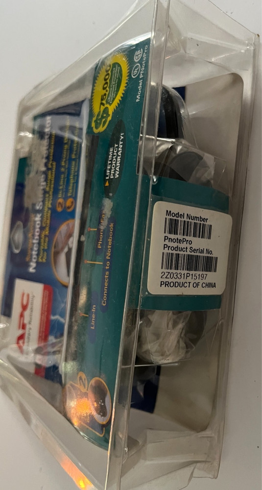 APC Surge Arrest Model PnotePro Notebook Surge Protector BRAND NEW