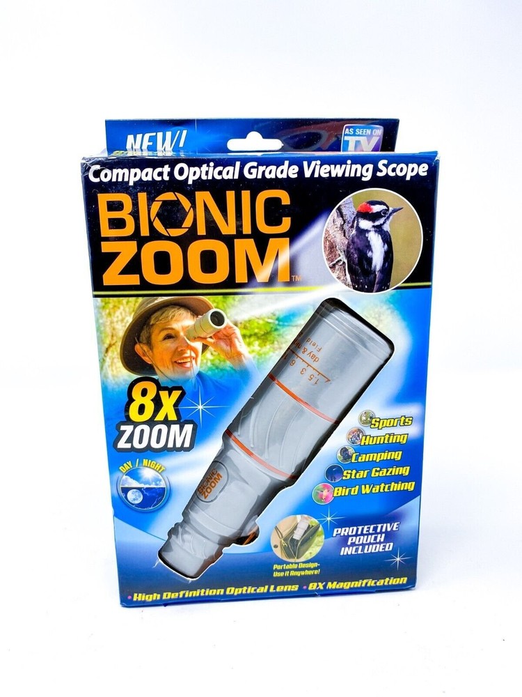 Bionic Zoom Compact Optical Grade Viewing Scope w/8x Zoom
