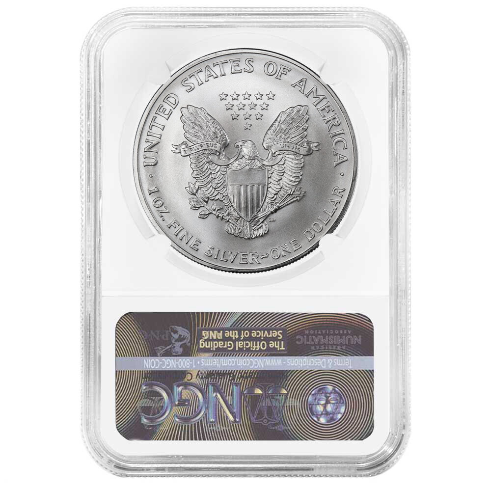 2003 $1 American Silver Eagle NGC MS69 Brown Label