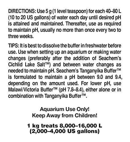 Seachem Tanganyika Buffer 1 Kilo
