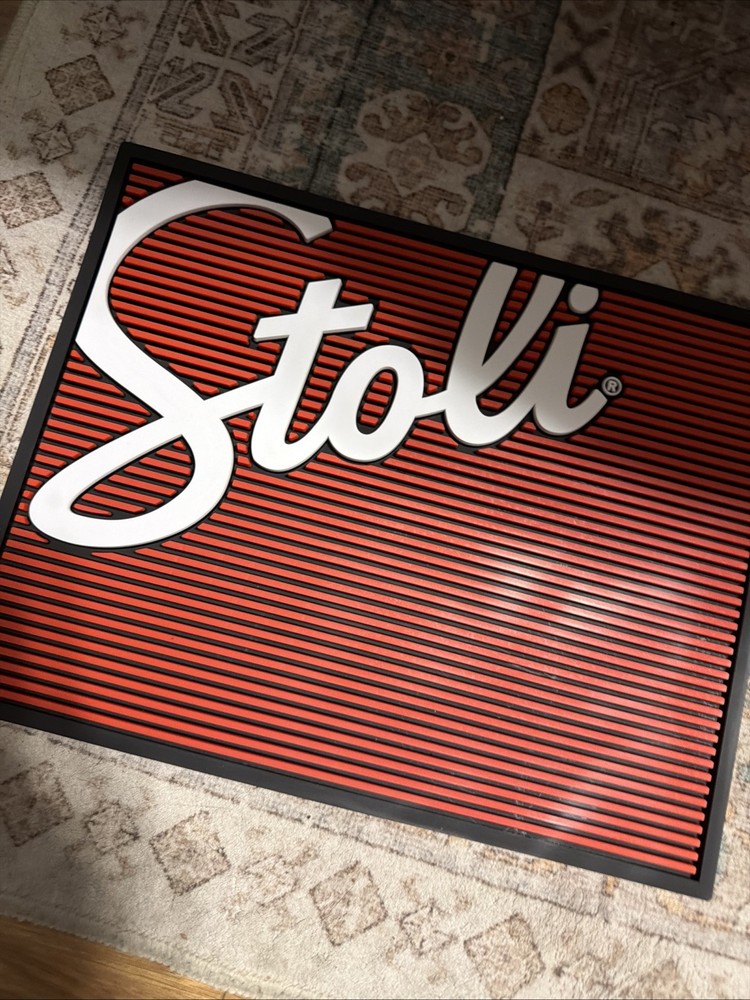 Stoli Vodka Bar Mat 11 X 14