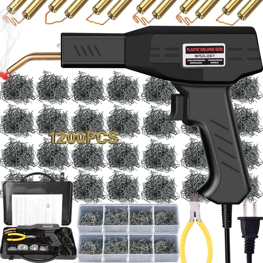 Portable Plastic Welding Kit - Fast, Safe Repairs with Ergonomic Tool Design