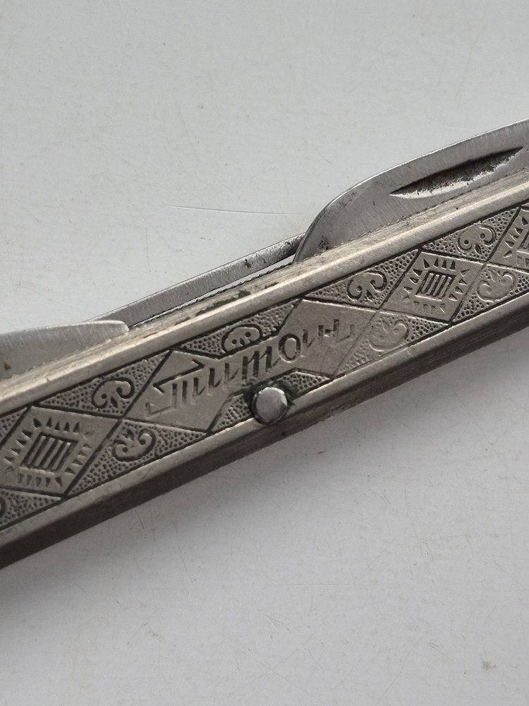 Soviet Cold War Titanium Folding Utility Knife - URSS