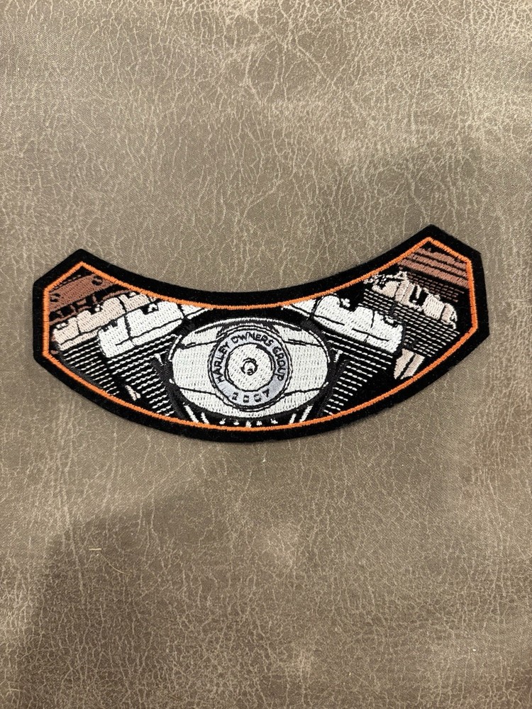 Harley-Davidson V-Twin Engine Embroidered Patch – New