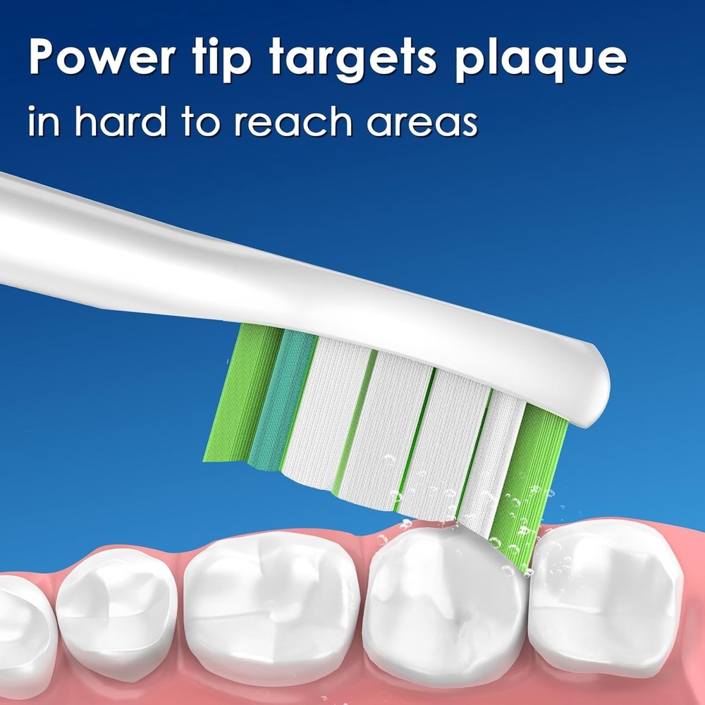 Replacement Brush Heads Compatible with Philips Sonicare Toothbrush Heads wit...